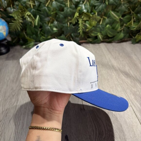 NWT \'47 Brand Los Angeles Dodgers Core Classic White  Hitch Snapback Hat LA main image 4